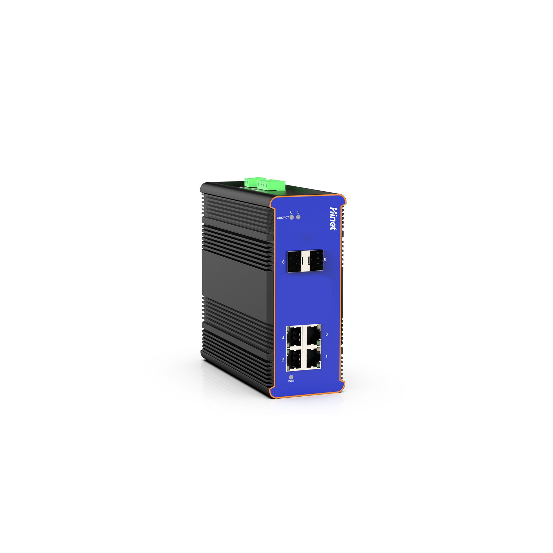 IDS1804F2 4个千兆RJ45口+ 2个千兆 SFP插槽口二层管理导轨式工业交换机