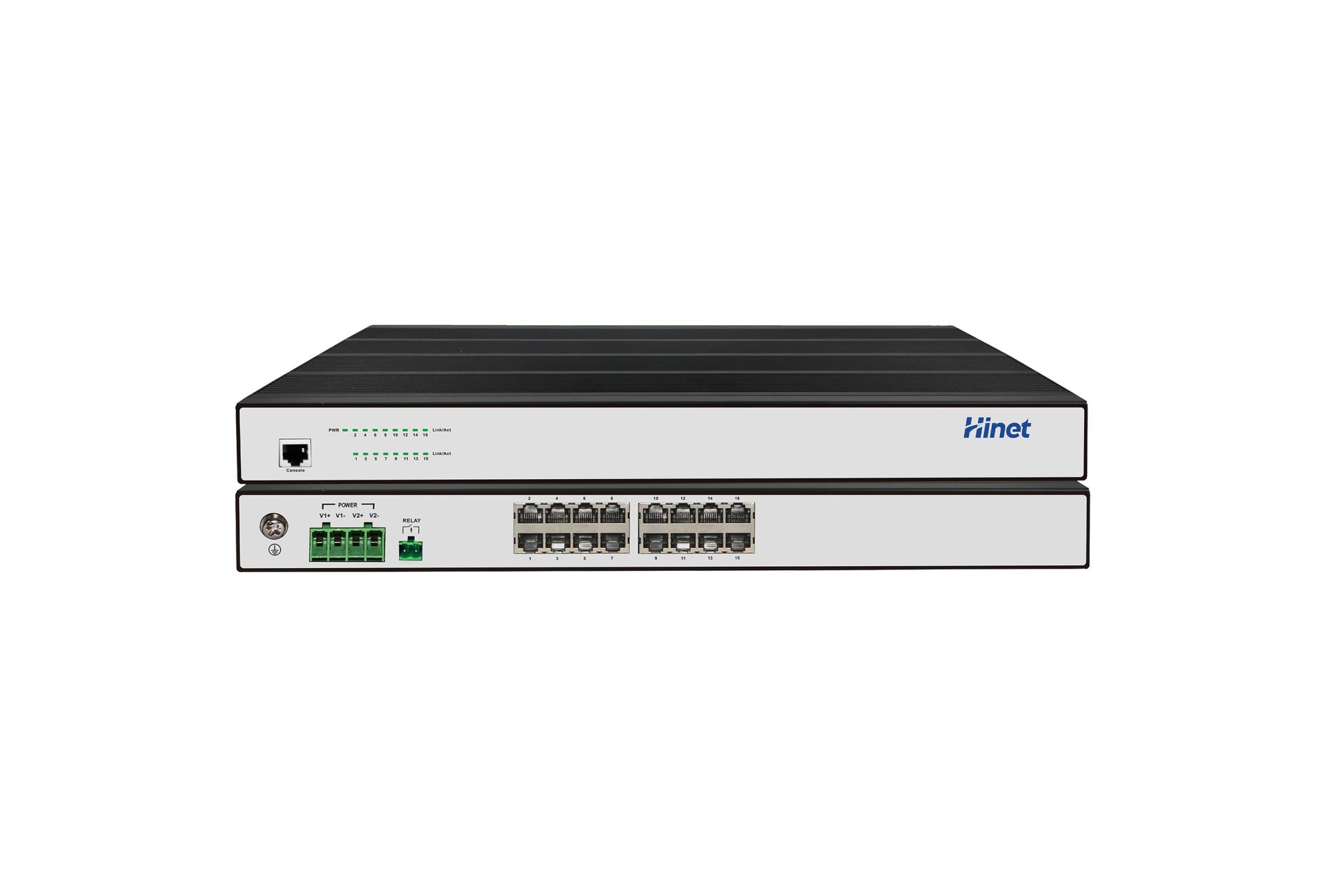 IRS2616-AC/DC 16个千兆RJ45口机架式工业交换机