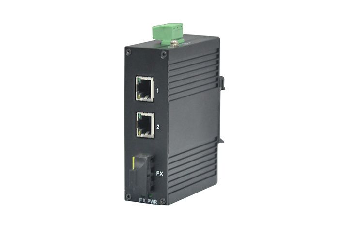 IDS1002F1 2个百兆RJ45口+ 1个百兆 SFP插槽口导轨式工业交换机